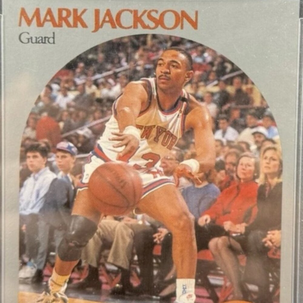 1990-91 NBA Hoops - Mark Jackson #205 PSA 9 Menendez Brothers